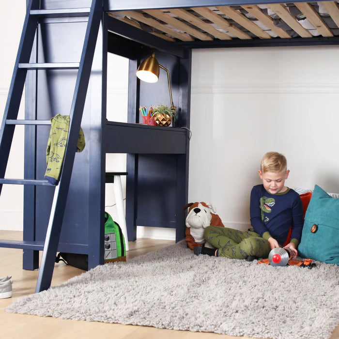 Jackpot Deluxe Leg Loft Bed Study + Twin Bed