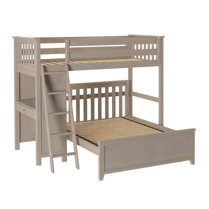 Jackpot Deluxe Leg Loft Bed Study + Full Bed