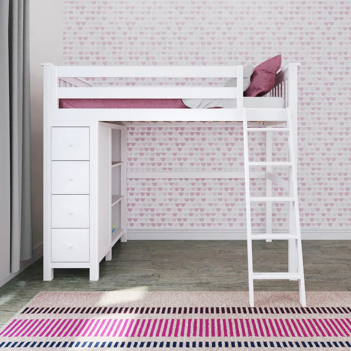 Jackpot Deluxe Leg Loft Bed Storage