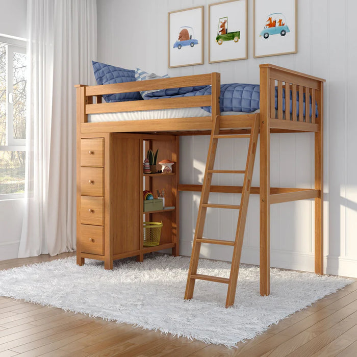 Jackpot Deluxe Leg Loft Bed Storage
