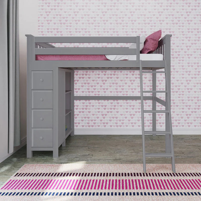 Jackpot Deluxe Leg Loft Bed Storage
