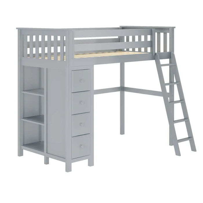 Jackpot Deluxe Leg Loft Bed Storage