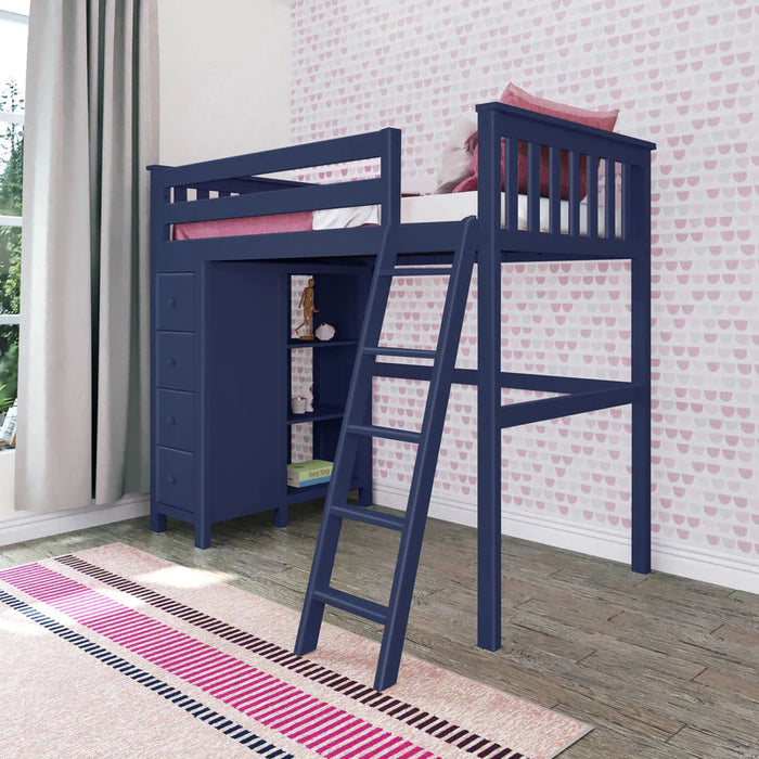 Jackpot Deluxe Leg Loft Bed Storage