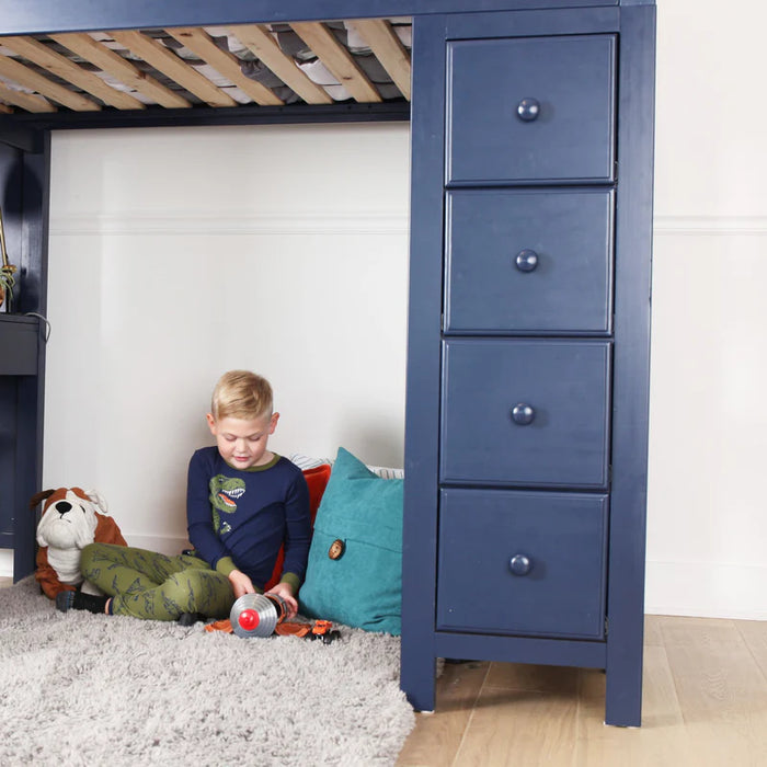 Jackpot Deluxe Leg Loft Bed Storage