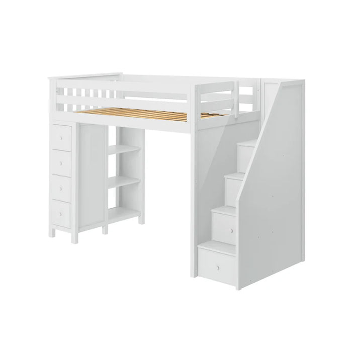 Jackpot Deluxe Staircase Loft Bed Storage
