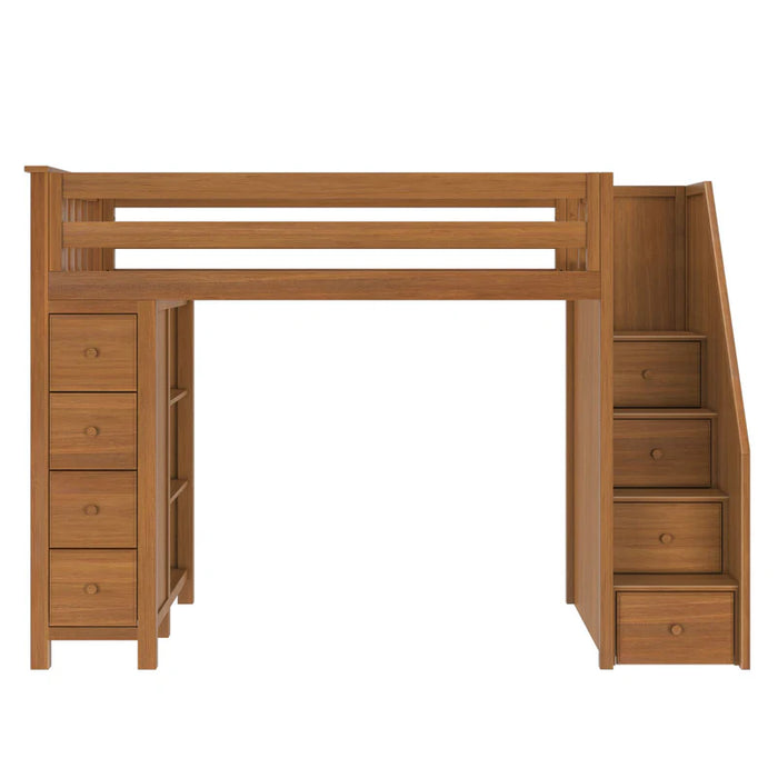 Jackpot Deluxe Staircase Loft Bed Storage