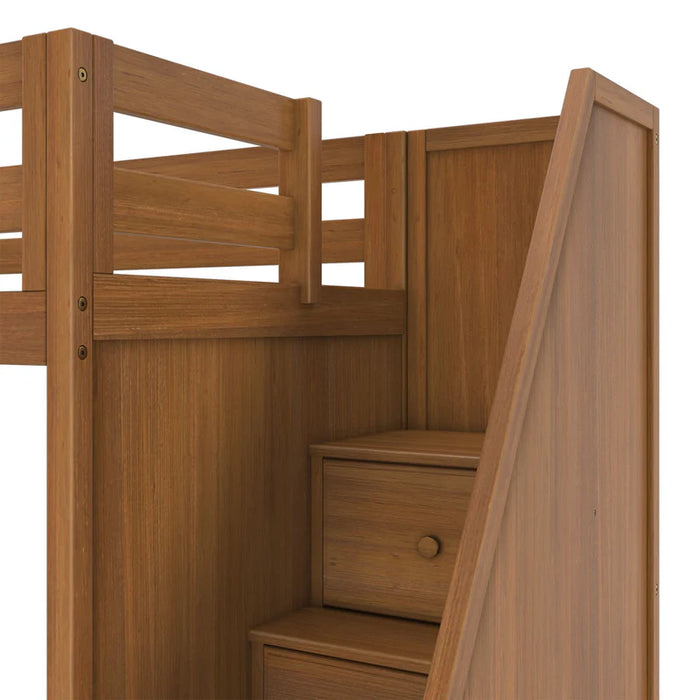 Jackpot Deluxe Staircase Loft Bed Storage