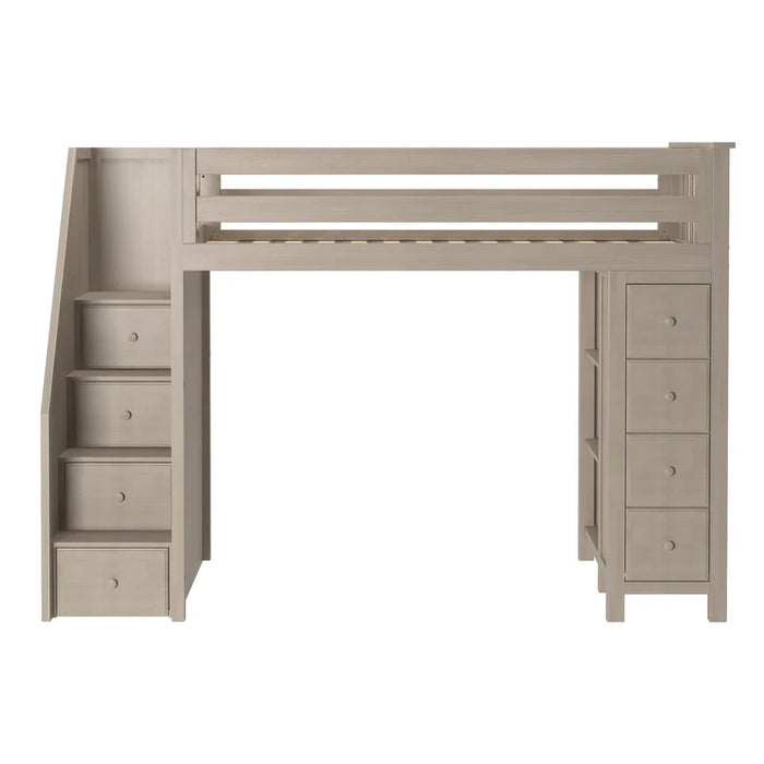 Jackpot Deluxe Staircase Loft Bed Storage