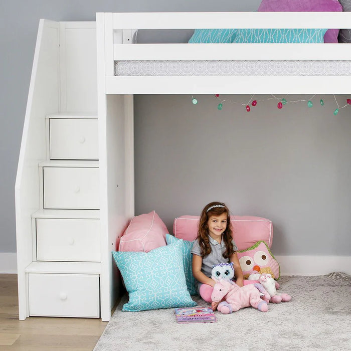 Jackpot Deluxe Staircase Loft Bed Study