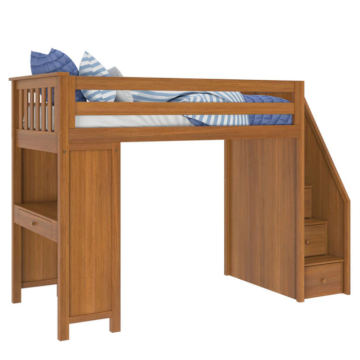 Jackpot Deluxe Staircase Loft Bed Study