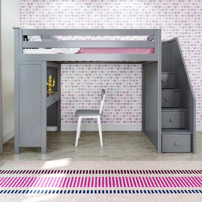 Jackpot Deluxe Staircase Loft Bed Study