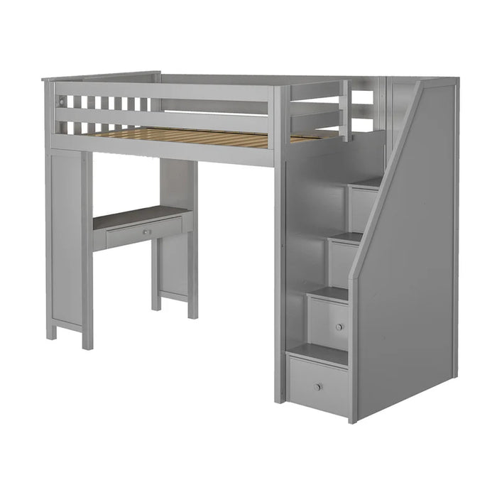 Jackpot Deluxe Staircase Loft Bed Study