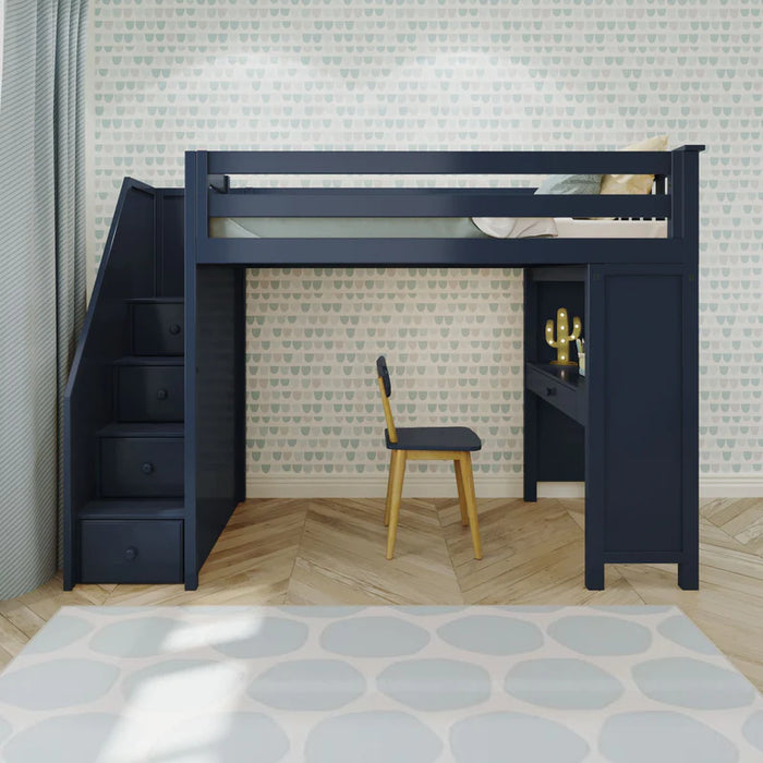 Jackpot Deluxe Staircase Loft Bed Study