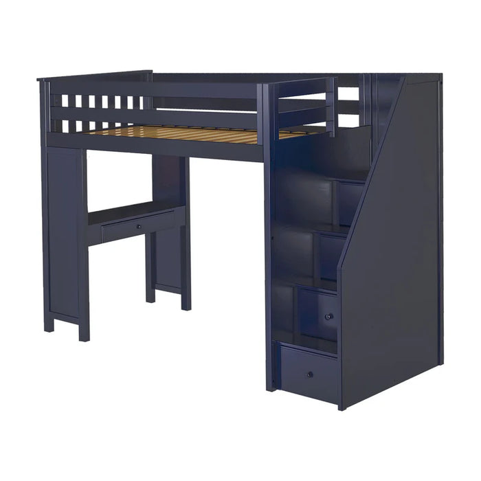 Jackpot Deluxe Staircase Loft Bed Study