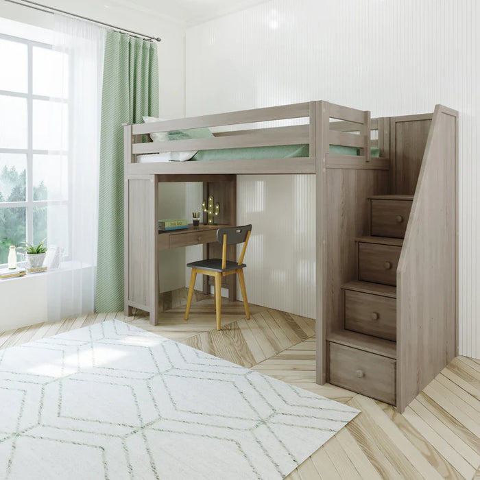 Jackpot Deluxe Staircase Loft Bed Study
