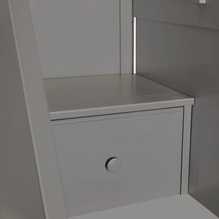 Jackpot Deluxe Staircase Loft Bed Desk + Full Bed