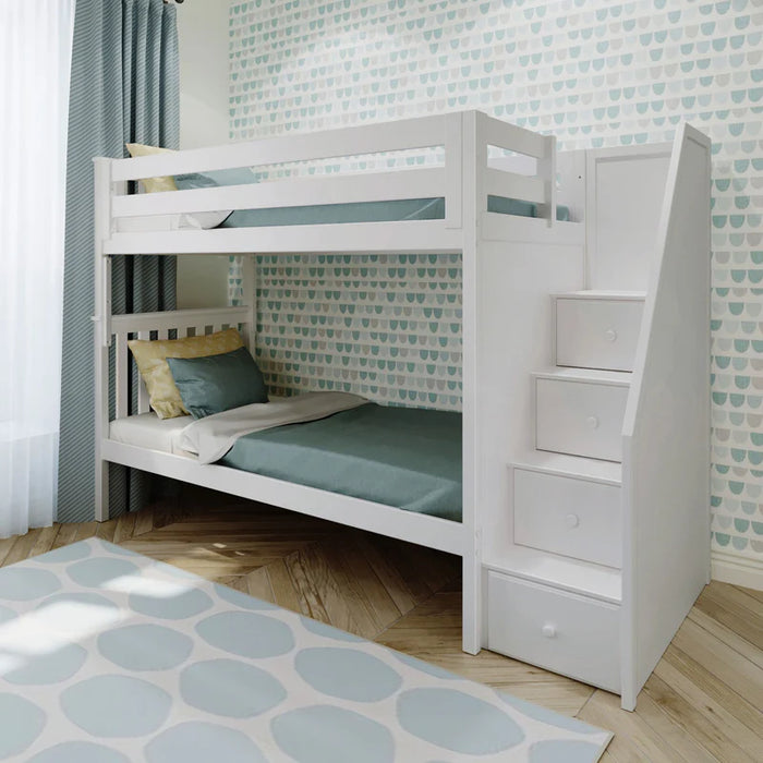 Jackpot Deluxe Twin over Twin Staircase Bunk