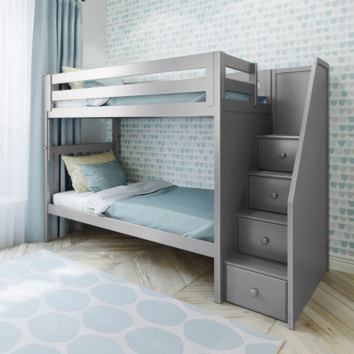 Jackpot Deluxe Twin over Twin Staircase Bunk