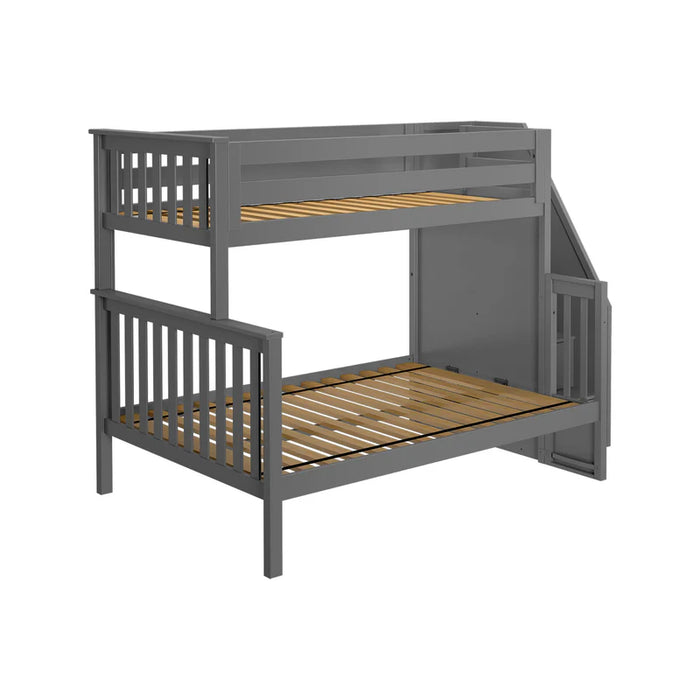 Jackpot Deluxe Twin over Full Staircase Bunk-Holds 400 LBS on each bed...Parent Friendly