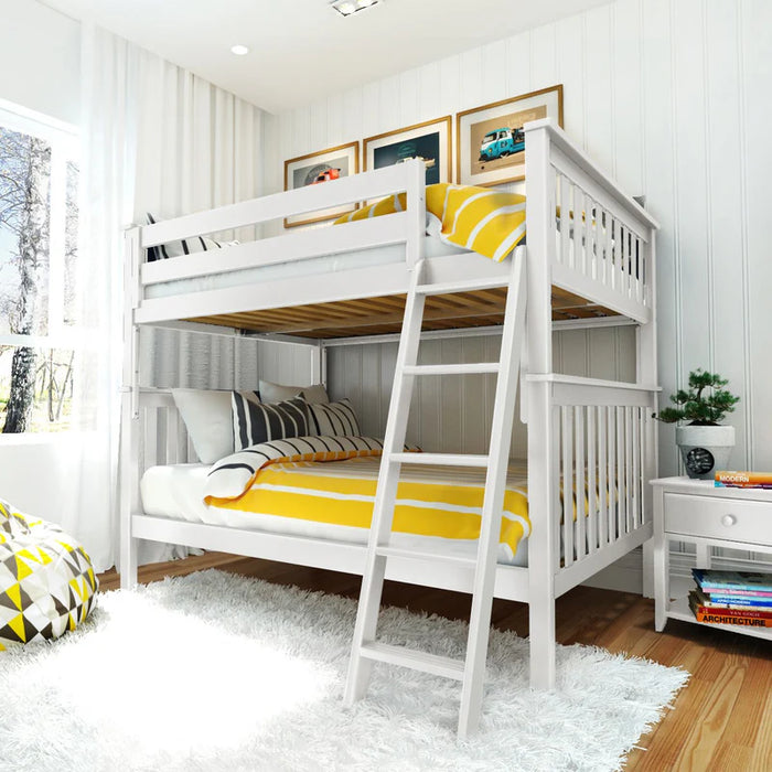 Jackpot Deluxe Full over Full Bunk with Angle Ladder Hold 400 Lbs on Each Bed