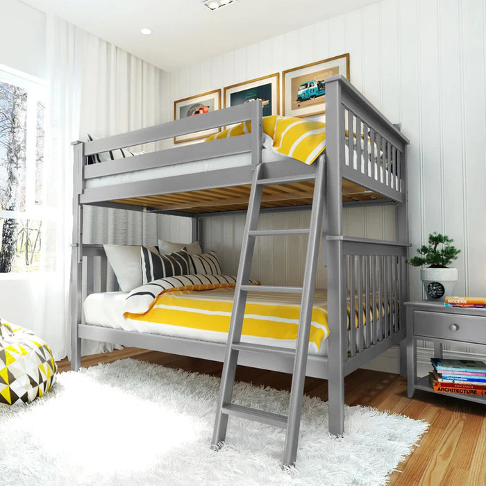 Jackpot Deluxe Full over Full Bunk with Angle Ladder Hold 400 Lbs on Each Bed