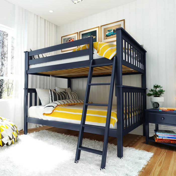 Jackpot Deluxe Full over Full Bunk with Angle Ladder Hold 400 Lbs on Each Bed