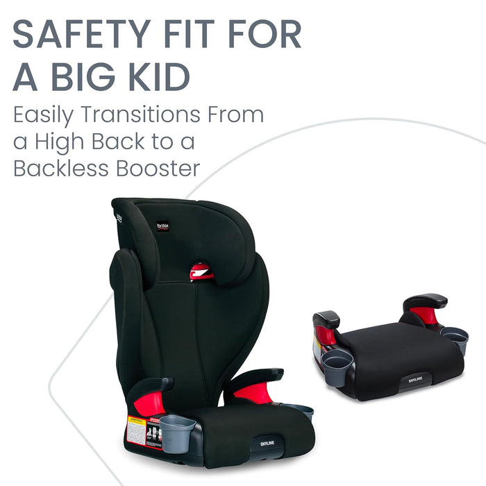 Britax Skyline® 2-Stage Belt-Positioning Booster with Quick-Push Connectors