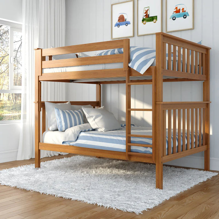 Jackpot Deluxe Bunk Bed, Full over Full-Holds 400 Lbs on Each Bed