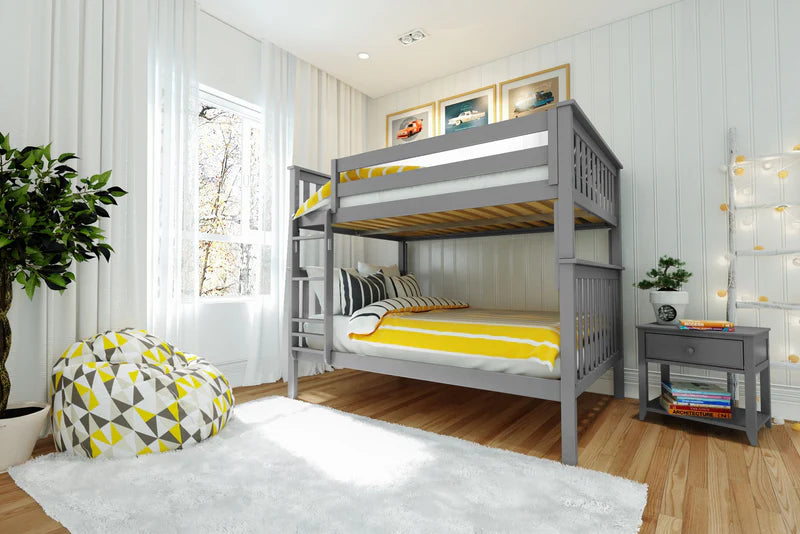 Jackpot Deluxe Bunk Bed, Full over Full-Holds 400 Lbs on Each Bed