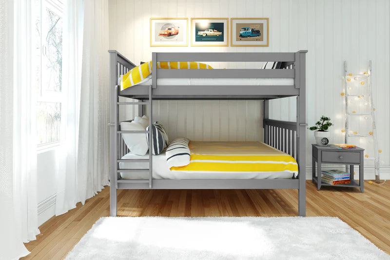 Jackpot Deluxe Bunk Bed, Full over Full-Holds 400 Lbs on Each Bed