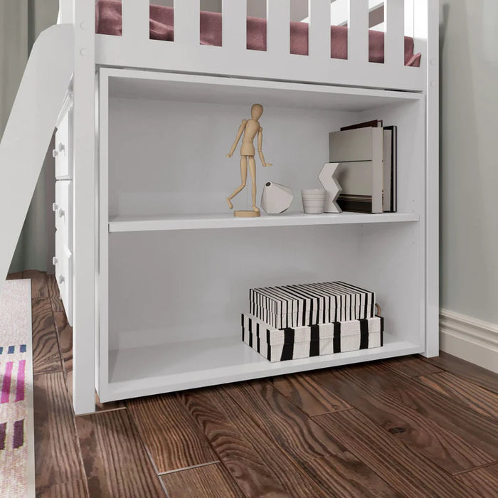 Jackpot Deluxe Twin Storage Loft Bed with Dresser