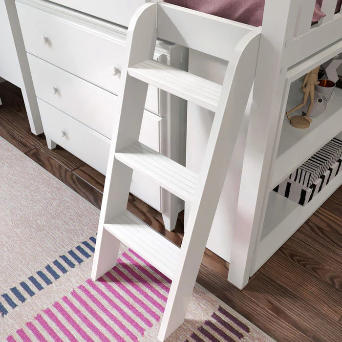 Jackpot Deluxe Twin Storage Loft Bed with Dresser