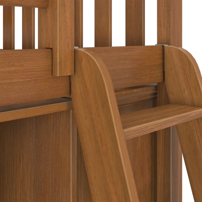 Jackpot Deluxe Twin Storage Loft Bed with Dresser