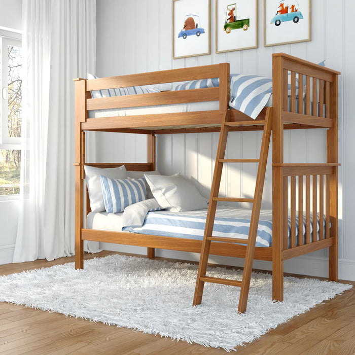 Jackpot Deluxe Twin over Twin Bunk with Angle Ladder