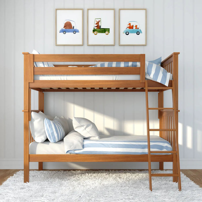 Jackpot Deluxe Twin over Twin Bunk with Angle Ladder