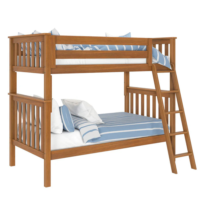 Jackpot Deluxe Twin over Twin Bunk with Angle Ladder