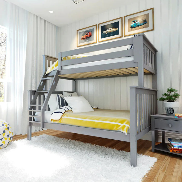 Jackpot Deluxe Bunk Bed, Twin over Full Holds 400lbs on Each Bed