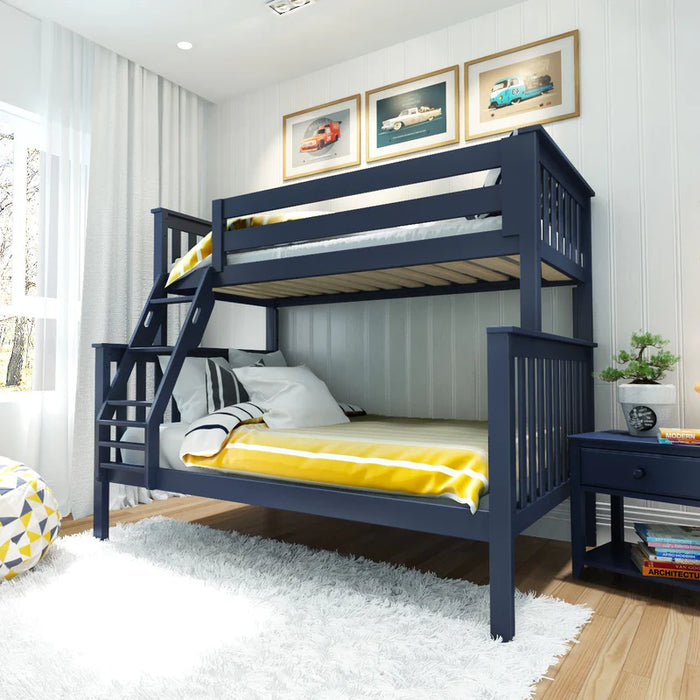 Jackpot Deluxe Bunk Bed, Twin over Full Holds 400lbs on Each Bed