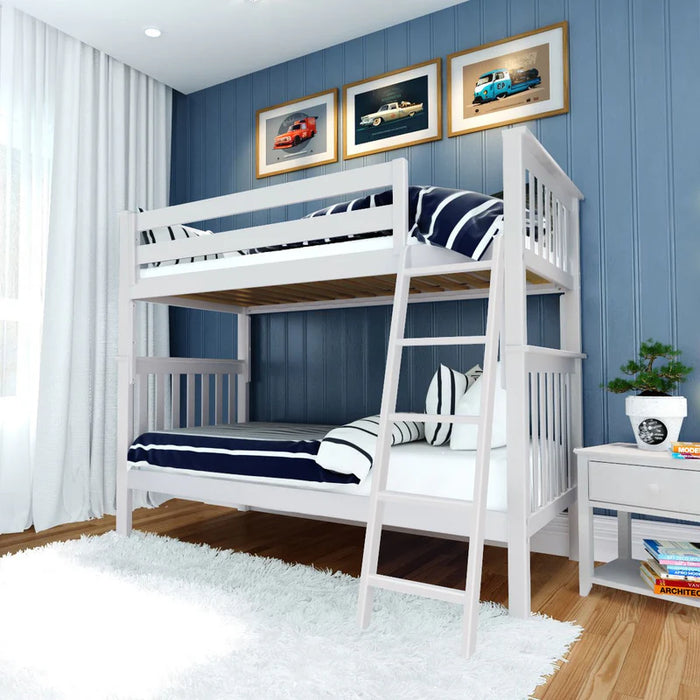 Jackpot Deluxe Twin over Twin Bunk with Angle Ladder