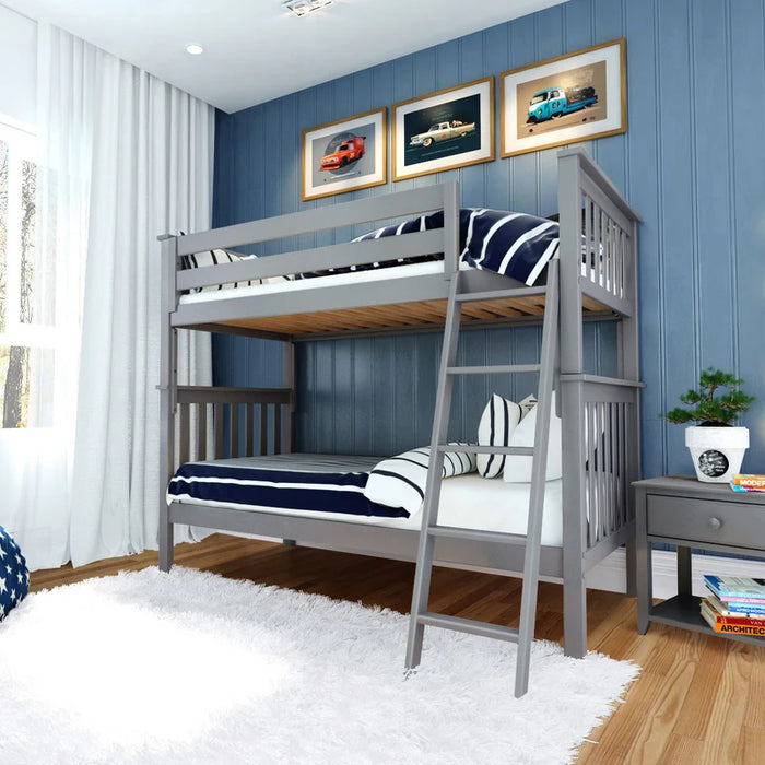 Jackpot Deluxe Twin over Twin Bunk with Angle Ladder