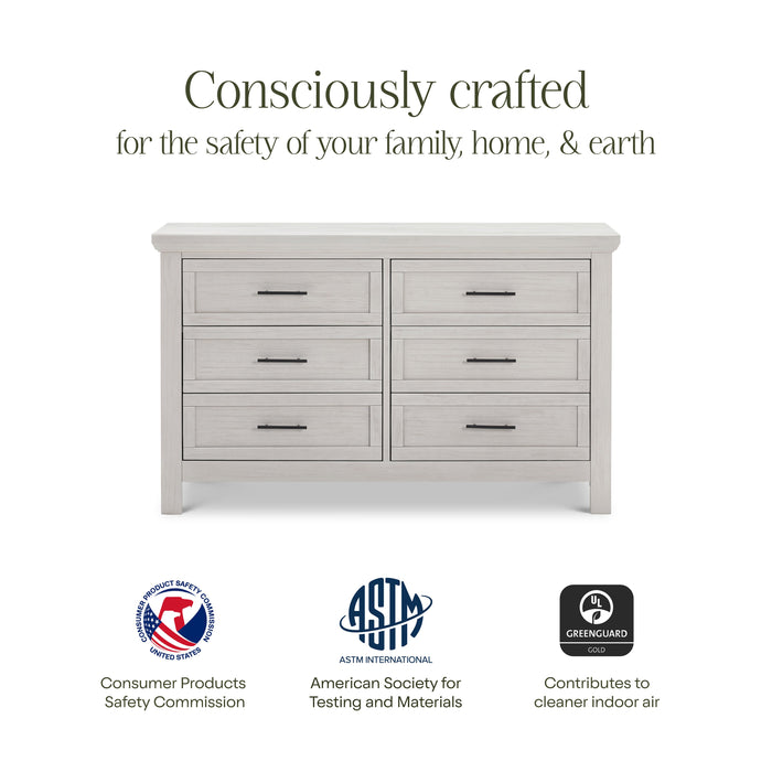 Black Friday Deal! Monogram Emory Farmhouse 6-Drawer Dresser