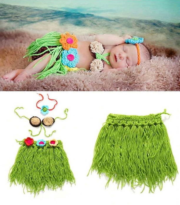 Newborn Photography Outfit Hula Girl