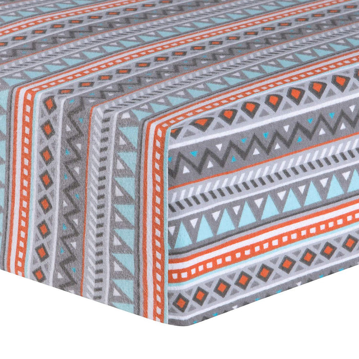 Trend Lab Moose Canoe 4-Piece Crib Bedding Set