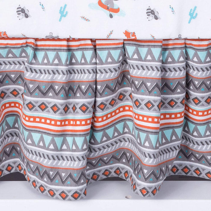 Trend Lab Moose Canoe 4-Piece Crib Bedding Set