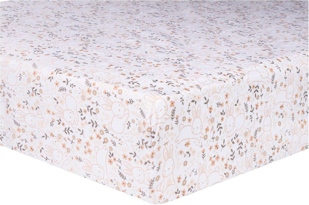 Sammy & Lou Cottontail Cloud Cottage Floral Breathable 3-Piece Baby Nursery