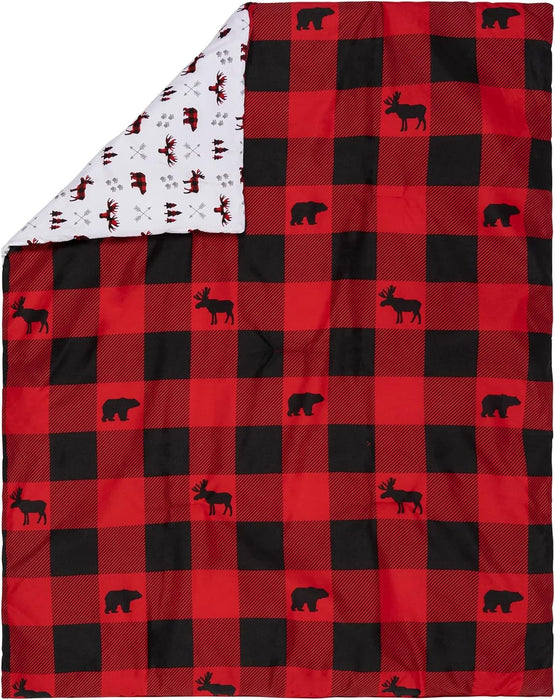 Sammy & Lou Buffalo Check 3 Piece Crib Bedding Set