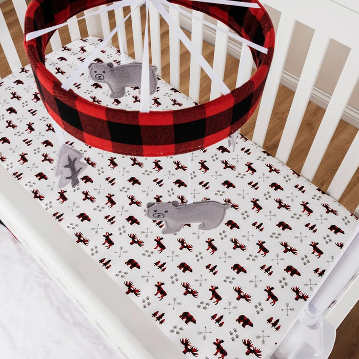 Sammy & Lou Buffalo Check 3 Piece Crib Bedding Set