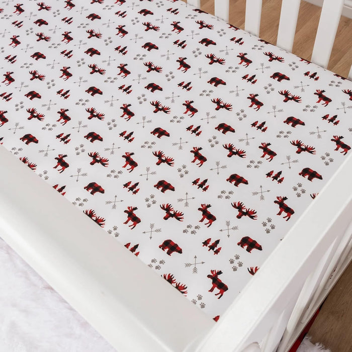 Sammy & Lou Buffalo Check 3 Piece Crib Bedding Set