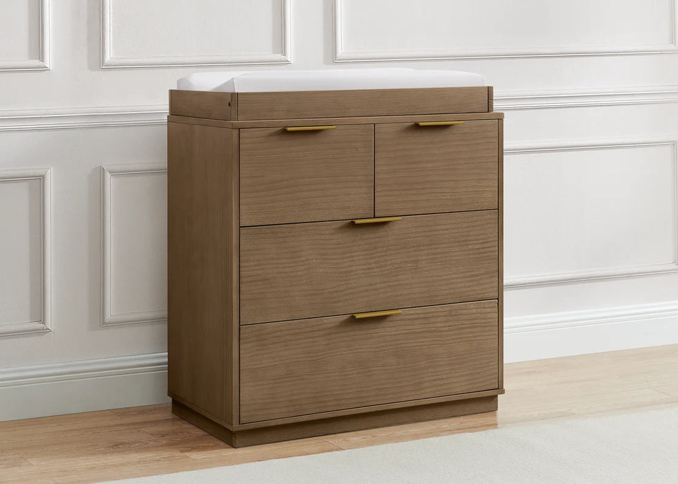 Delta Children Forever 4 Drawer Dresser with Changing Top and Interlocking Drawers
