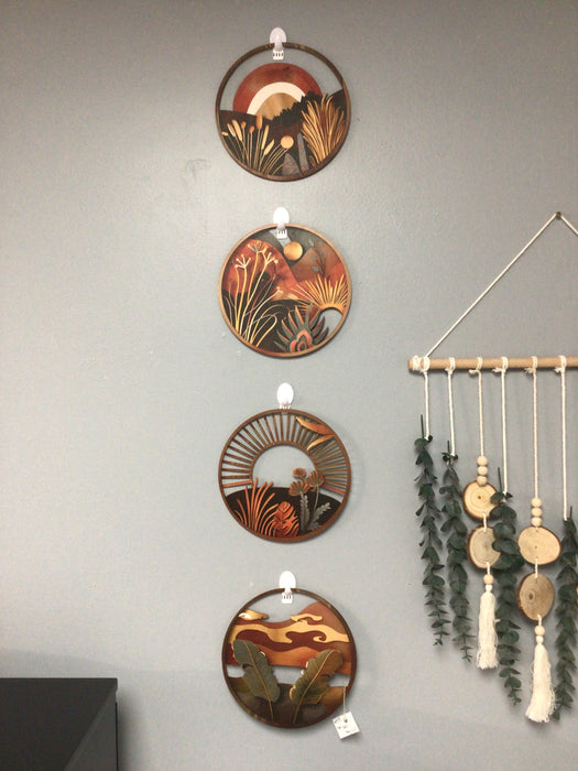 4 Piece Nature Themed Wall Hangings